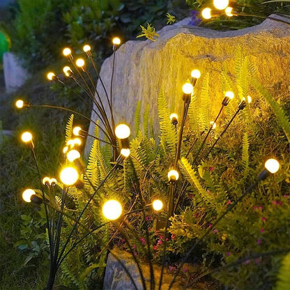 Outdoor Garden Firefly Solar Lights - Warm White