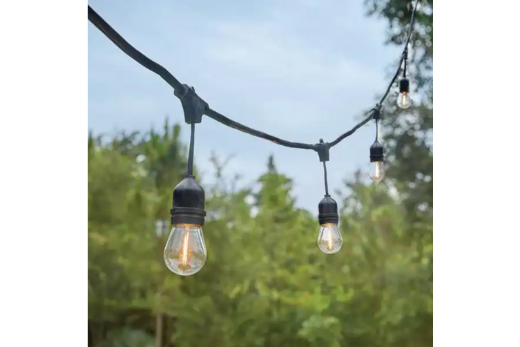 10m Drop Down 20 Bulbs Outdoor Festoon Lights (Plug-in)