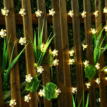 50 LED Cherry Blossom Solar String Lights (Warm White)