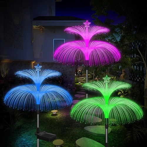 Jelly Fish Solar Garden Lights (Colour)(2 Layers)