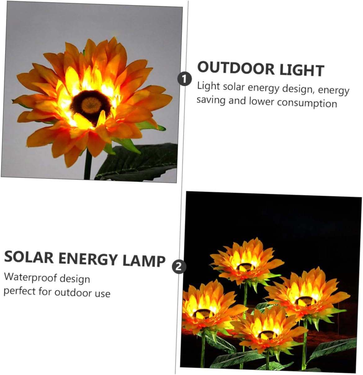 Solar Sunflower Garden Light ( 2 for $15! )