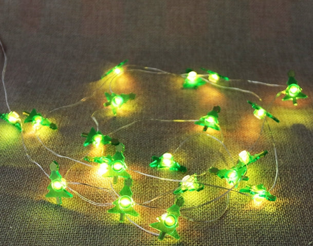 Christmas 20-Light Copper Wire Lights with Festive Designs