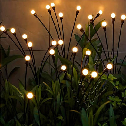 Outdoor Garden Firefly Solar Lights - Warm White